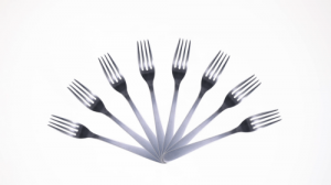 5.フォークでおうぎがたをつくろう!